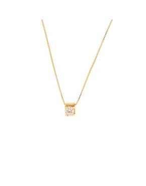 Gargantilha Ponto de luz com brilhante - 0024274 Gargantilha Ponto de luz com brilhante - 0024274